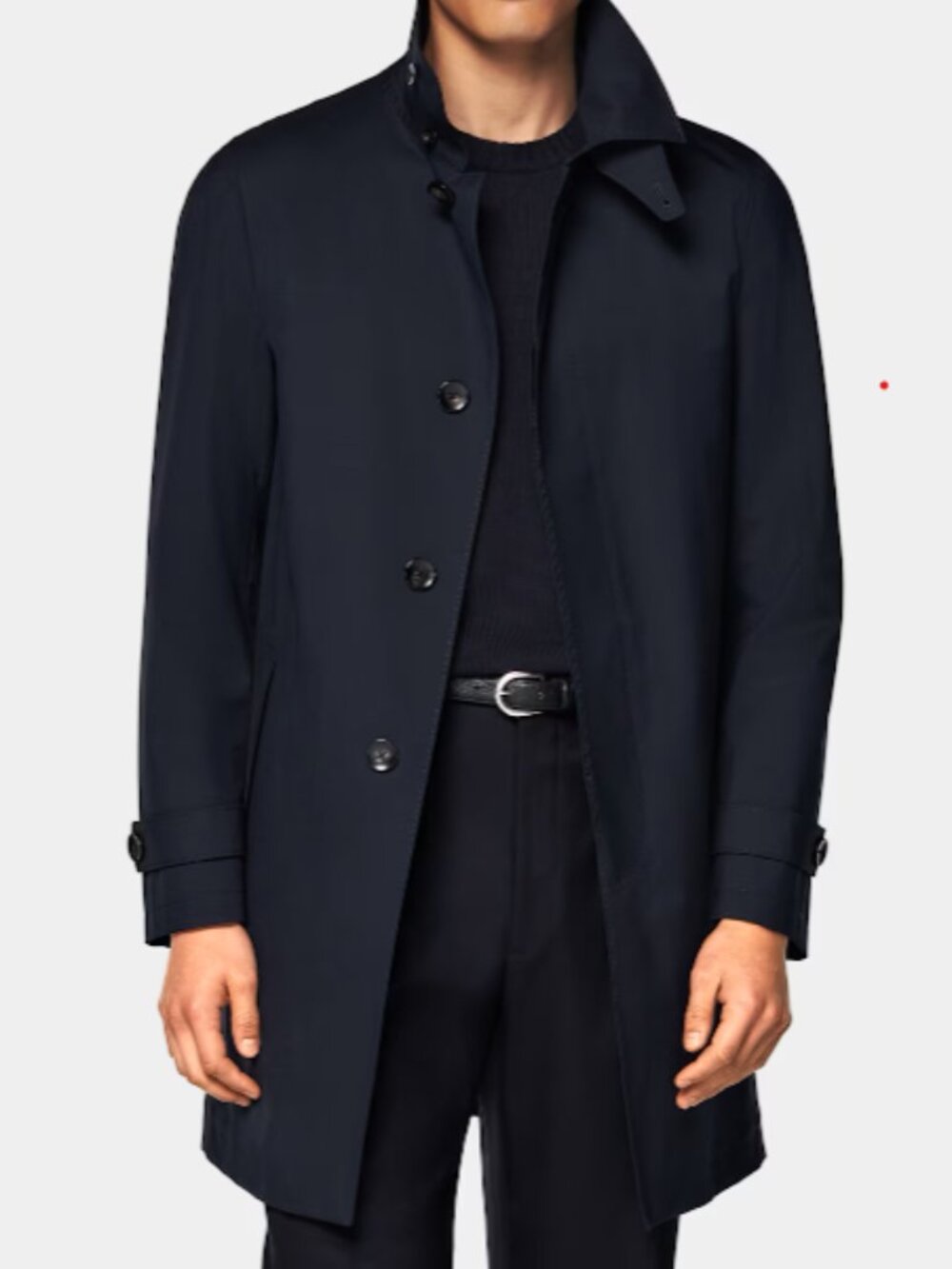 SUIT SUPPLY - Navy Raincoat - size 40